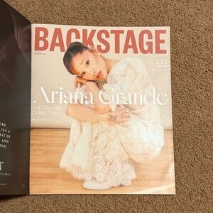 Ariana Grande Backstage Magazine